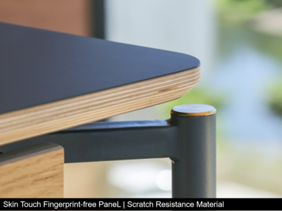 Skin-touch Fingerprint-free Panel